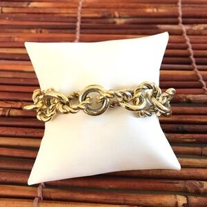 J. Crew large link Gold tone Bracelet
